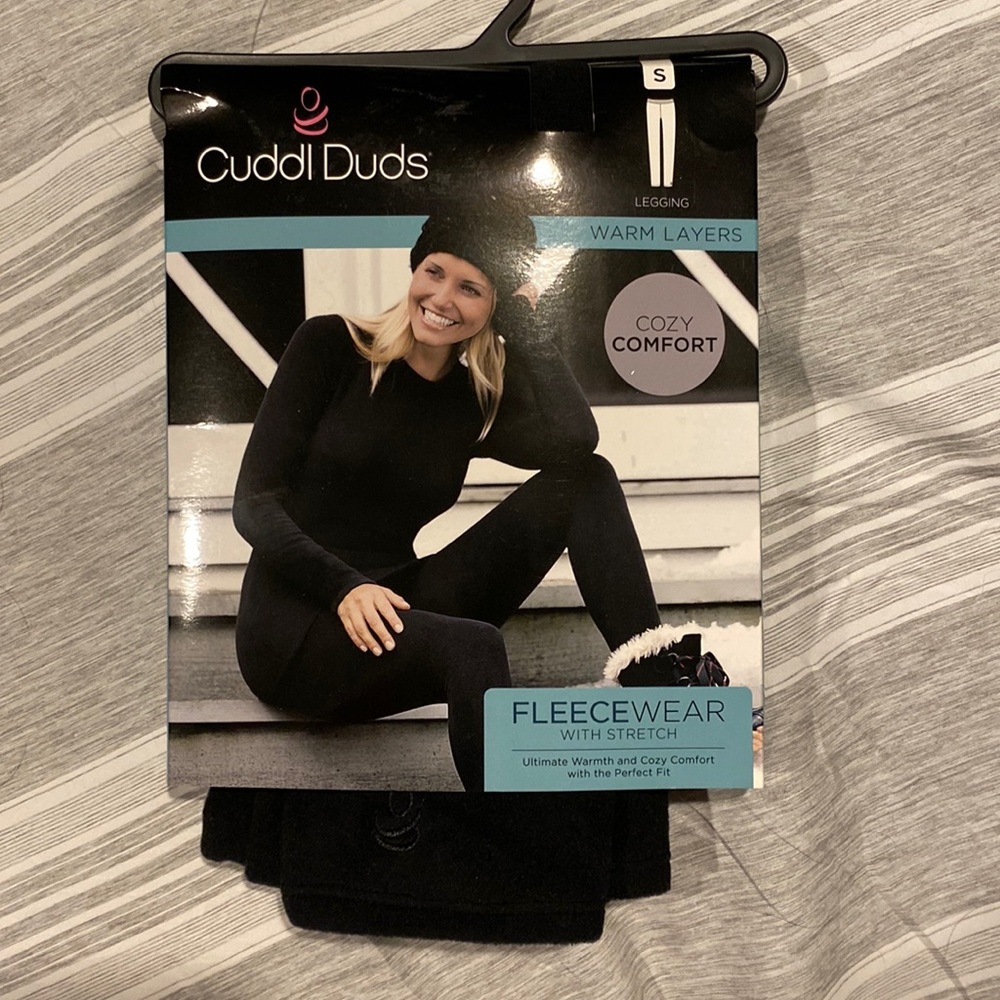 NWT Cuddl Duds fleece leggings